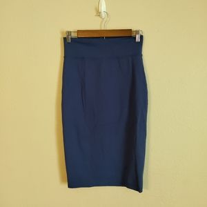 BCBGeneration Blue Skirt Sz Medium
